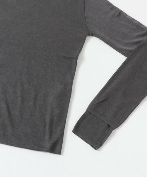 URBAN RESEARCH / アーバンリサーチ ニット・セーター | ATON　CIRCULER RIB CREW LAYERED | 詳細8