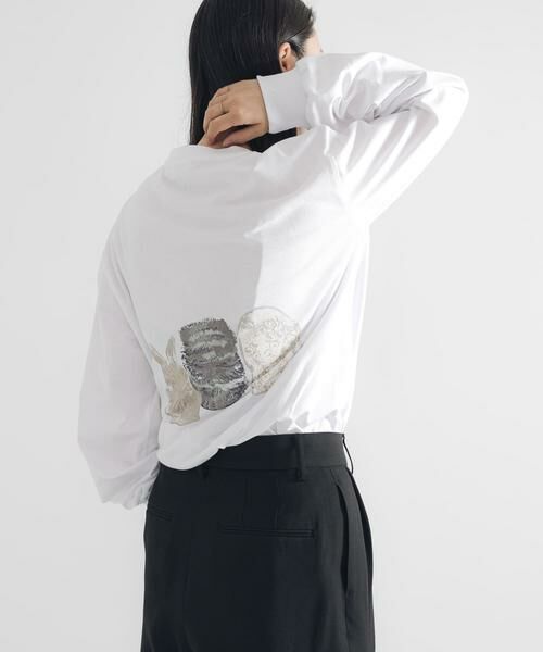 URBAN RESEARCH / アーバンリサーチ Tシャツ | GANNI　Re-cutHeavy JerseyAnimals | 詳細3