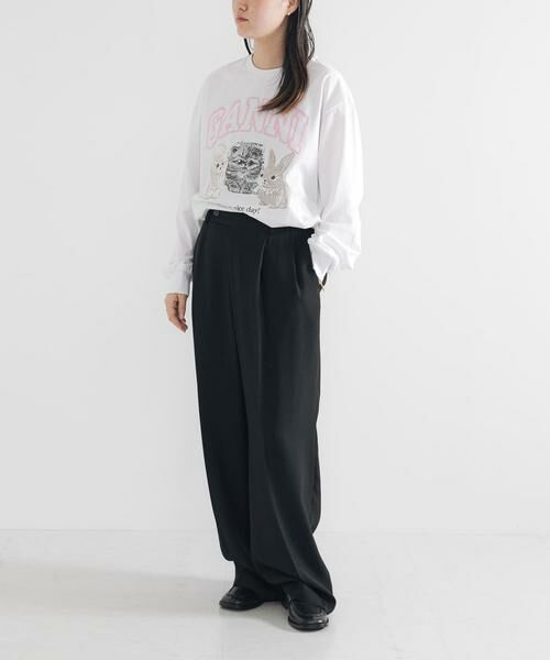 URBAN RESEARCH / アーバンリサーチ Tシャツ | GANNI　Re-cutHeavy JerseyAnimals | 詳細5