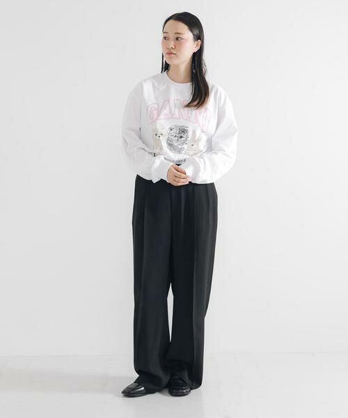 URBAN RESEARCH / アーバンリサーチ Tシャツ | GANNI　Re-cutHeavy JerseyAnimals | 詳細6