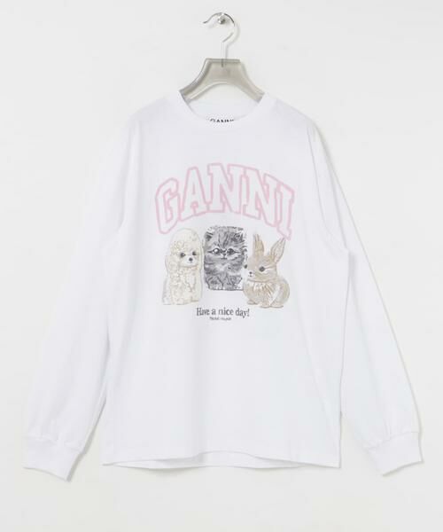 URBAN RESEARCH / アーバンリサーチ Tシャツ | GANNI　Re-cutHeavy JerseyAnimals | 詳細7