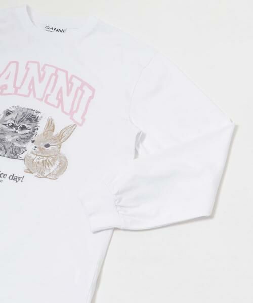 URBAN RESEARCH / アーバンリサーチ Tシャツ | GANNI　Re-cutHeavy JerseyAnimals | 詳細8