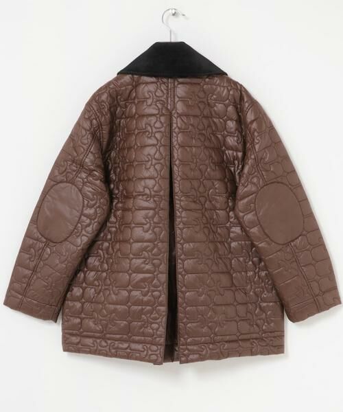 URBAN RESEARCH / アーバンリサーチ ダウンジャケット・ベスト | GANNI　Shiny Quilt Midi Jacket | 詳細4