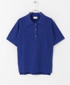 URBAN RESEARCH / アーバンリサーチ ニット・セーター | w cashmere　ブロックパターンポロシャツ