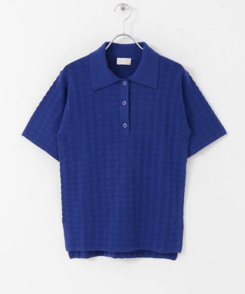 URBAN RESEARCH / アーバンリサーチ ニット・セーター | w cashmere　ブロックパターンポロシャツ | 詳細2