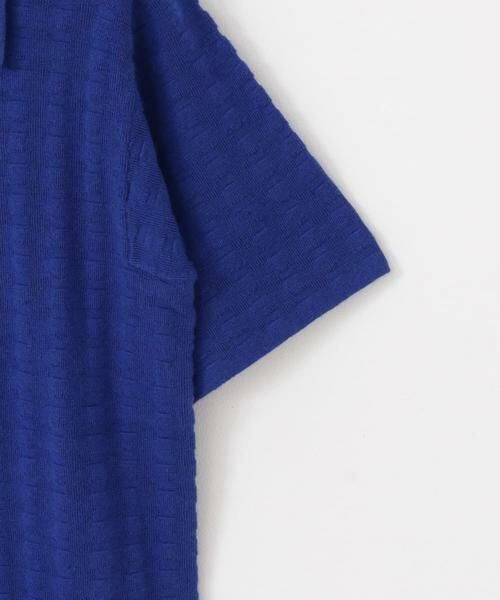 URBAN RESEARCH / アーバンリサーチ ニット・セーター | w cashmere　ブロックパターンポロシャツ | 詳細4