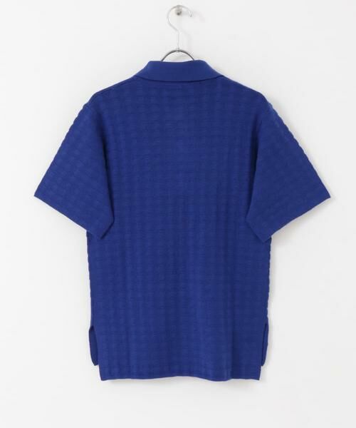 URBAN RESEARCH / アーバンリサーチ ニット・セーター | w cashmere　ブロックパターンポロシャツ | 詳細6