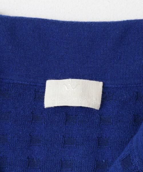 URBAN RESEARCH / アーバンリサーチ ニット・セーター | w cashmere　ブロックパターンポロシャツ | 詳細7