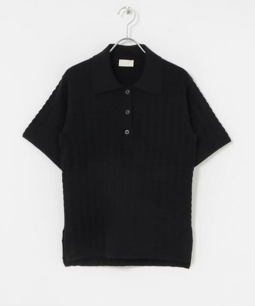 URBAN RESEARCH / アーバンリサーチ ニット・セーター | w cashmere　ブロックパターンポロシャツ | 詳細8