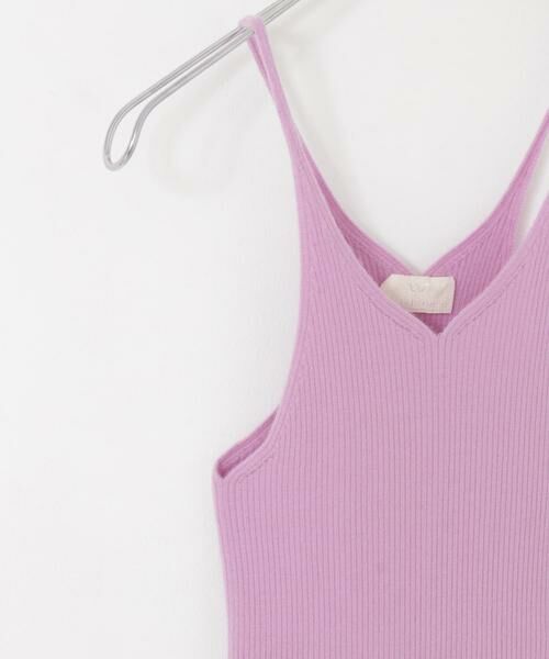 URBAN RESEARCH / アーバンリサーチ キャミソール・チューブトップ | w cashmere　fine ribbed camisole | 詳細7
