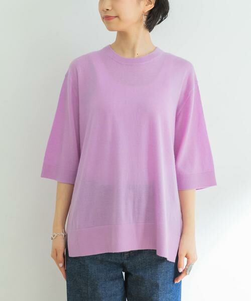 URBAN RESEARCH / アーバンリサーチ ニット・セーター | w cashmere　t-shirts knit | 詳細2