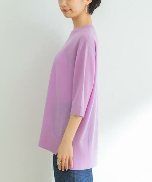 URBAN RESEARCH / アーバンリサーチ ニット・セーター | w cashmere　t-shirts knit | 詳細3