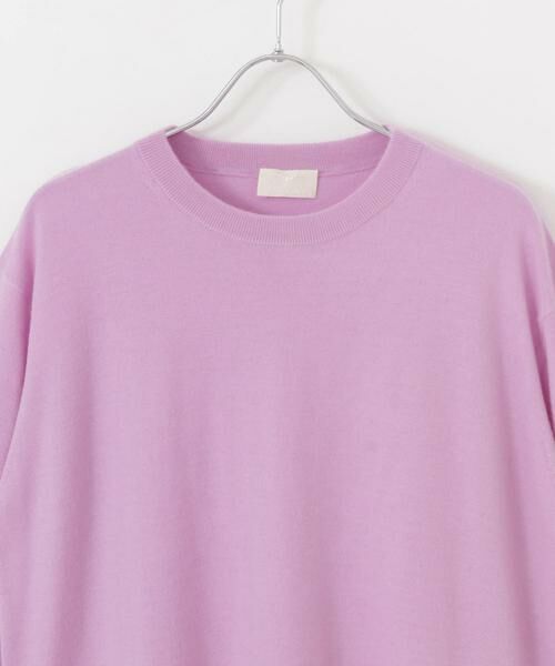 URBAN RESEARCH / アーバンリサーチ ニット・セーター | w cashmere　t-shirts knit | 詳細6