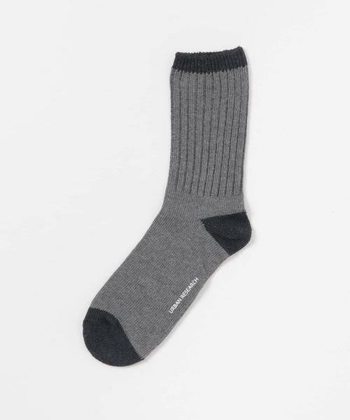 URBAN RESEARCH / アーバンリサーチ ソックス | 『URTECH』バイカラーリブソックス | 詳細3