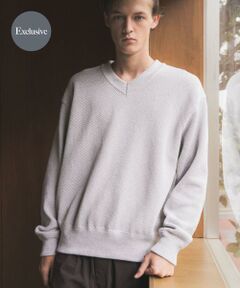 URBAN RESEARCH / アーバンリサーチ ニット・セーター | 『別注』crepuscule×URBAN RESEARCH　Moss Stitch V Pullover