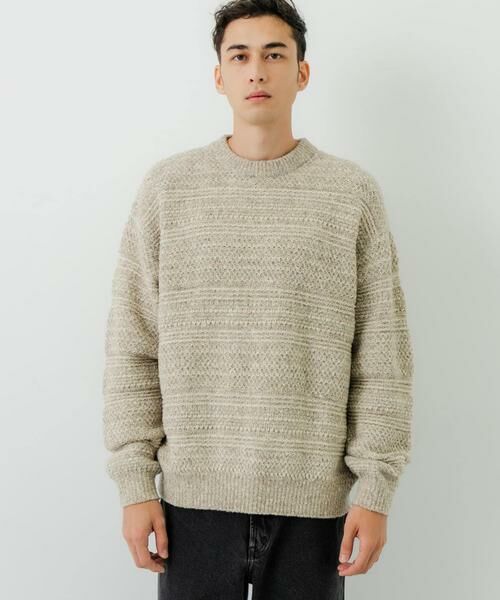 URBAN RESEARCH / アーバンリサーチ ニット・セーター | 『別注』crepuscule×URBAN RESEARCH　Multi Border Mix CREW-NECK | 詳細19