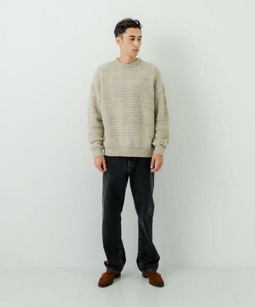 URBAN RESEARCH / アーバンリサーチ ニット・セーター | 『別注』crepuscule×URBAN RESEARCH　Multi Border Mix CREW-NECK | 詳細20