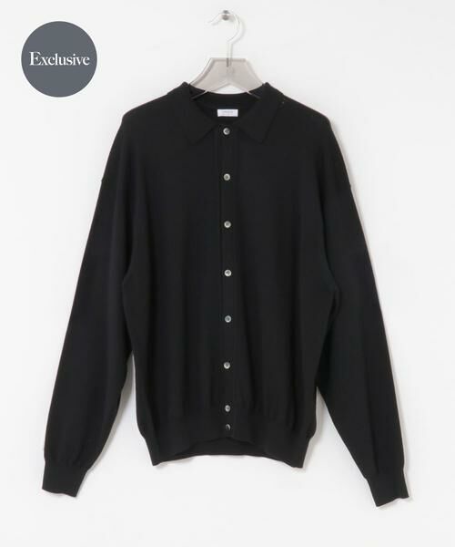 URBAN RESEARCH/アーバンリサーチ 『別注』crepuscule×URBAN RESEARCH H-G Knit Shirts ブラック 2 URBAN RESEARCH/アーバンリサーチ 『別注』crepuscule×URBAN RESEARCH H-G Knit Shirts ブラック 2
