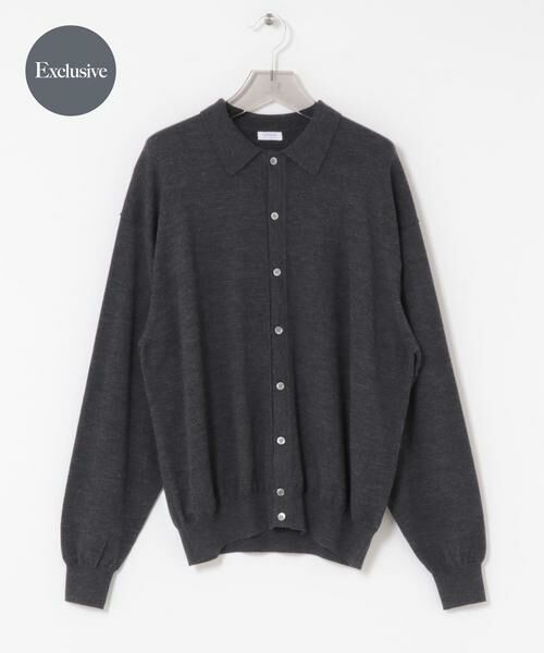 URBAN RESEARCH/アーバンリサーチ 『別注』crepuscule×URBAN RESEARCH H-G Knit Shirts グレー 2 URBAN RESEARCH/アーバンリサーチ 『別注』crepuscule×URBAN RESEARCH H-G Knit Shirts グレー 2