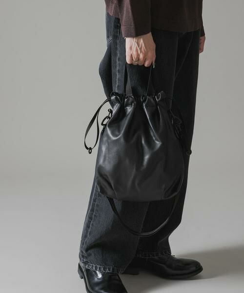 URBAN RESEARCH / アーバンリサーチ ショルダーバッグ | 『別注』BAICYCLON by bagjack×URBAN RESEARCH　DRAWSTRING BAG | 詳細6