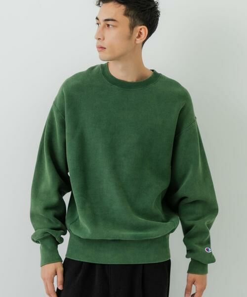 URBAN RESEARCH / アーバンリサーチ スウェット | 『別注』CHAMPION×URBAN RESEARCH　SNOW POWDER WASH CREW-NECK | 詳細8