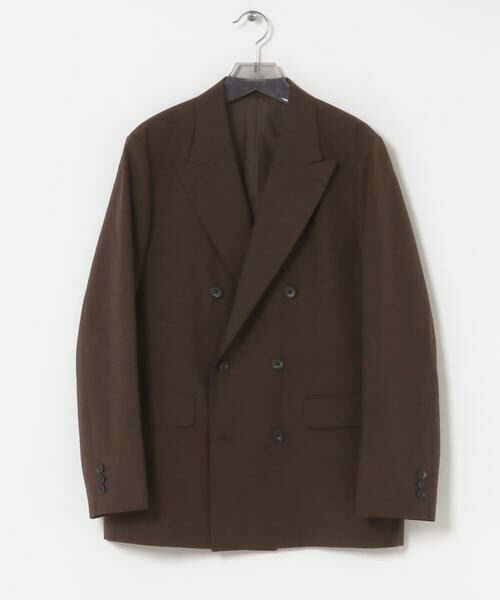 URBAN RESEARCH/アーバンリサーチ new basic BRADFORD WOOL W JACKET ブラウン M URBAN RESEARCH/アーバンリサーチ new basic BRADFORD WOOL W JACKET ブラウン M