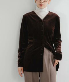 URBAN RESEARCH / アーバンリサーチ カーディガン・ボレロ | ベロアカーディガン