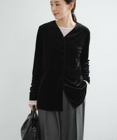 URBAN RESEARCH / アーバンリサーチ カーディガン・ボレロ | ベロアカーディガン
