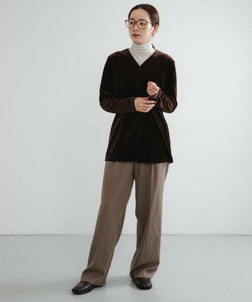 URBAN RESEARCH / アーバンリサーチ カーディガン・ボレロ | ベロアカーディガン | 詳細7