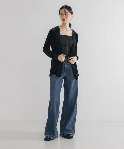 URBAN RESEARCH / アーバンリサーチ カーディガン・ボレロ | ベロアカーディガン | 詳細18