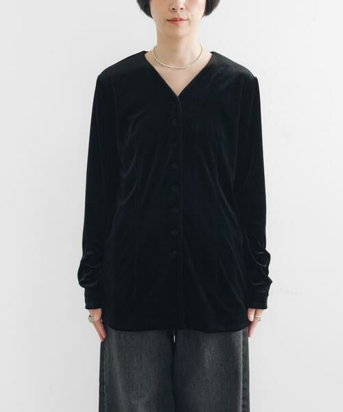 URBAN RESEARCH / アーバンリサーチ カーディガン・ボレロ | ベロアカーディガン | 詳細19