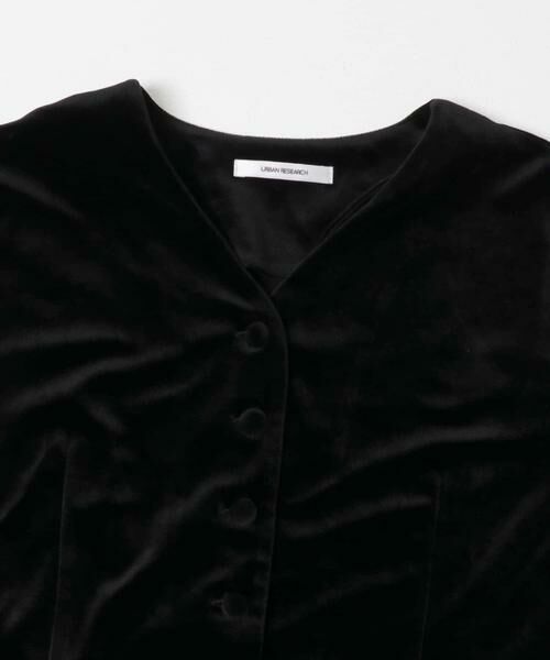 URBAN RESEARCH / アーバンリサーチ カーディガン・ボレロ | ベロアカーディガン | 詳細23