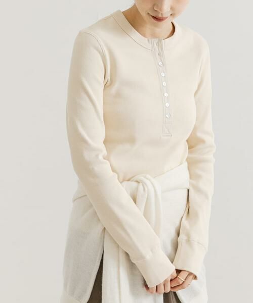 URBAN RESEARCH / アーバンリサーチ Tシャツ | ヘンリーネックリブカットソー | 詳細1