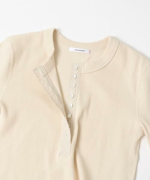 URBAN RESEARCH / アーバンリサーチ Tシャツ | ヘンリーネックリブカットソー | 詳細12