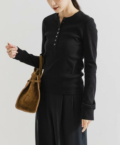 URBAN RESEARCH / アーバンリサーチ Tシャツ | ヘンリーネックリブカットソー | 詳細18