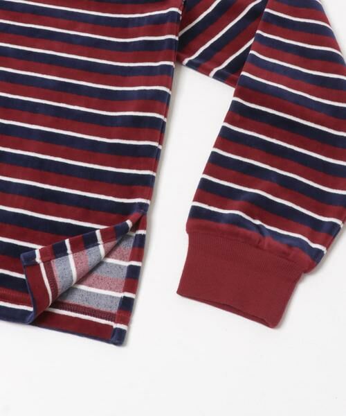 URBAN RESEARCH / アーバンリサーチ Tシャツ | 『UR TECH』ベロアボーダーラガーシャツ | 詳細9