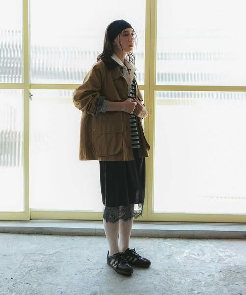 URBAN RESEARCH / アーバンリサーチ Tシャツ | 『UR TECH』ベロアボーダーラガーシャツ | 詳細14