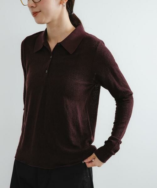 URBAN RESEARCH / アーバンリサーチ シャツ・ブラウス | ウールジャガードシャツカラートップス | 詳細2