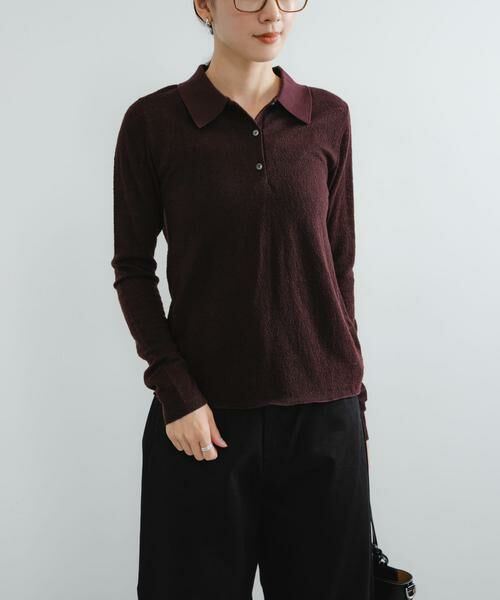 URBAN RESEARCH / アーバンリサーチ シャツ・ブラウス | ウールジャガードシャツカラートップス | 詳細4