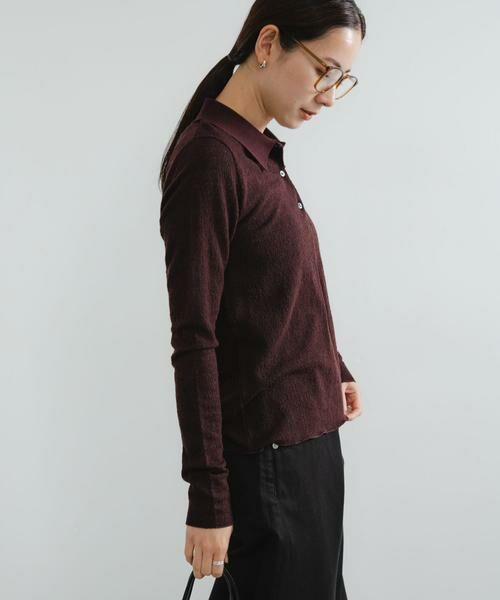 URBAN RESEARCH / アーバンリサーチ シャツ・ブラウス | ウールジャガードシャツカラートップス | 詳細5