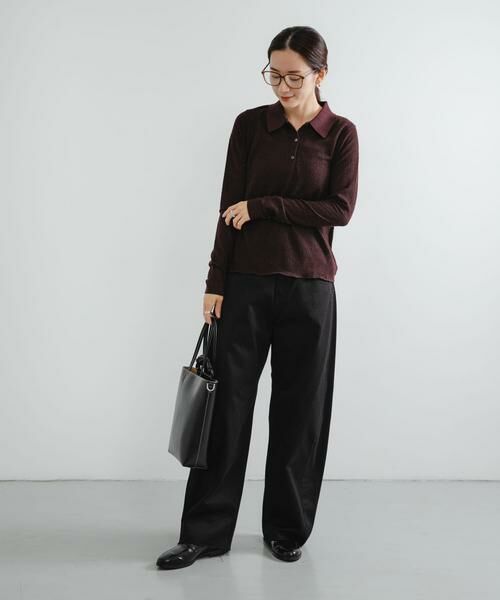 URBAN RESEARCH / アーバンリサーチ シャツ・ブラウス | ウールジャガードシャツカラートップス | 詳細6