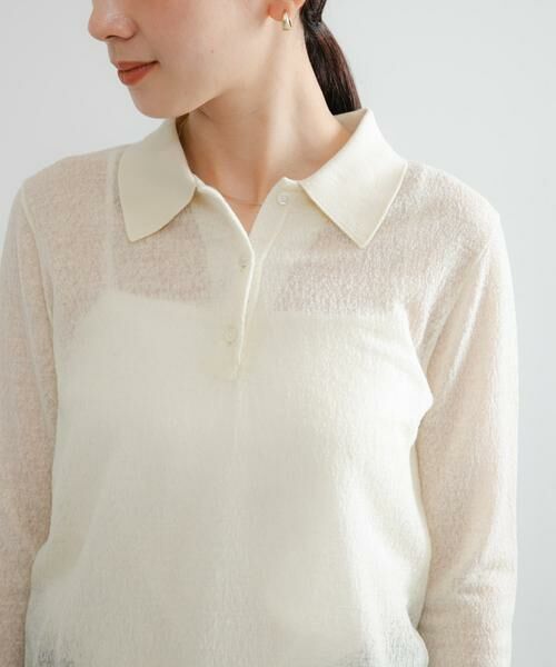 URBAN RESEARCH / アーバンリサーチ シャツ・ブラウス | ウールジャガードシャツカラートップス | 詳細9