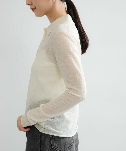 URBAN RESEARCH / アーバンリサーチ シャツ・ブラウス | ウールジャガードシャツカラートップス | 詳細10