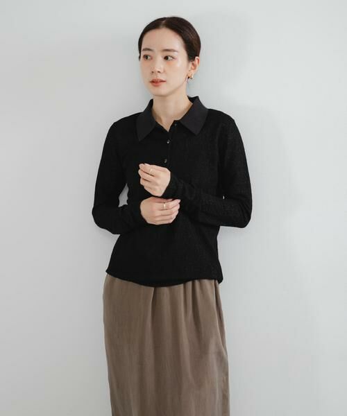 URBAN RESEARCH / アーバンリサーチ シャツ・ブラウス | ウールジャガードシャツカラートップス | 詳細21