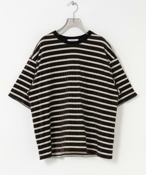 URBAN RESEARCH / アーバンリサーチ Tシャツ | ベロアボーダーカットソー | 詳細8