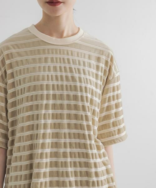 URBAN RESEARCH / アーバンリサーチ Tシャツ | ベロアボーダーカットソー | 詳細10