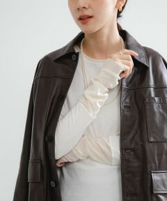 URBAN RESEARCH / アーバンリサーチ Tシャツ | チュール切り替えカットソー