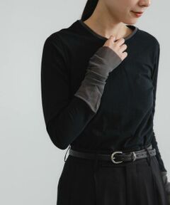 URBAN RESEARCH / アーバンリサーチ Tシャツ | チュール切り替えカットソー