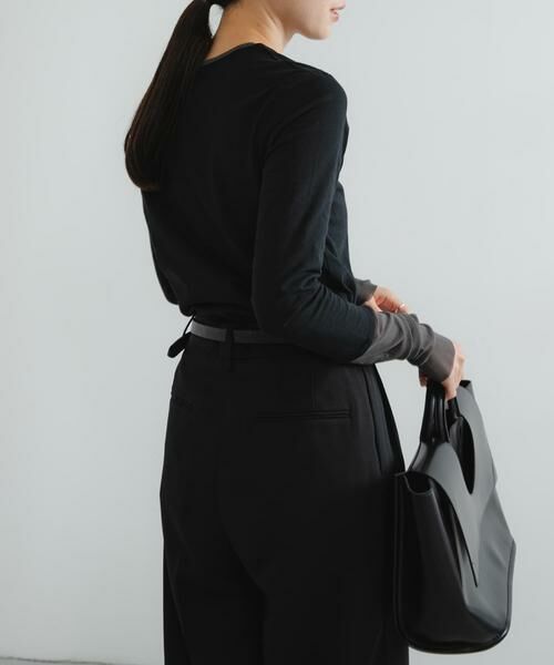 URBAN RESEARCH / アーバンリサーチ Tシャツ | チュール切り替えカットソー | 詳細9