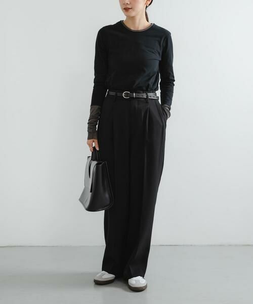 URBAN RESEARCH / アーバンリサーチ Tシャツ | チュール切り替えカットソー | 詳細14